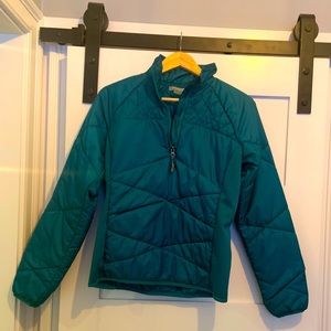 Athleta green running jacket